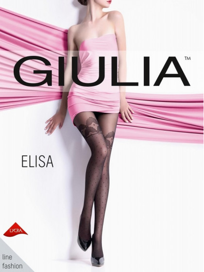 Giulia Elisa 40 Den Model 6 колготки с имитацией чулок
