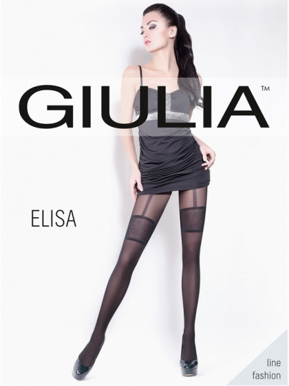 Giulia Elisa 40 Den Model 2 колготки с имитацией чулок под пояс