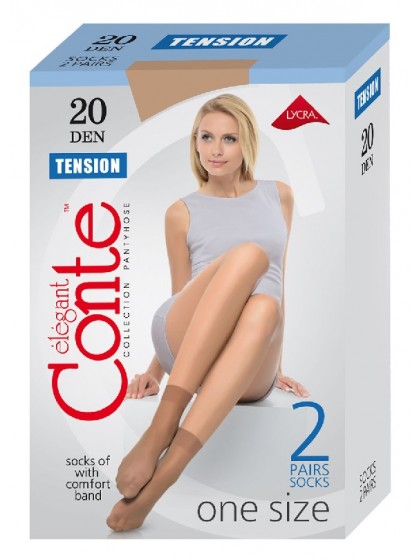 Conte Tension 20 Den женские тонкие капроновые носки