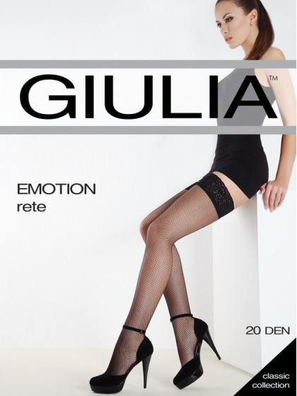 Giulia Emotion Rete 20 Den сетчатые тонкие чулки