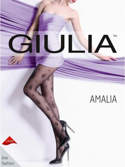 Giulia Amalia 20 Den Model 2 фантазийные колготки с цветочным узором