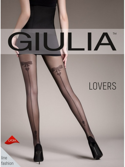 Giulia Lovers 20 Den Model 5 тонкие фантазийные колготки со швом