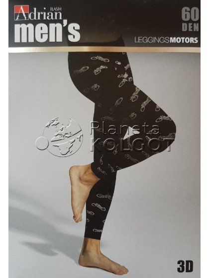 Adrian Motors Leggings 60 Den легінси для чоловіків з принтом