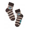 Conte Kids SOF-TIKI 6С-19СП 231 детские теплые носки с принтом "гоночные флаги"