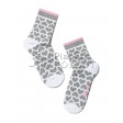 Conte Kids SOF-TIKI 7С-46СП 247 детские махровые теплые носки для мальчиков и девочек с принтом "сердечки"