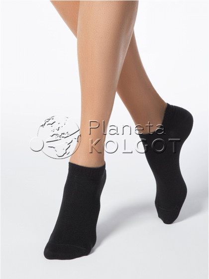 Conte Elegant Active 15С-46СП 000 спортивные однотонные носочки для женщин из высококачественного хлопка 
