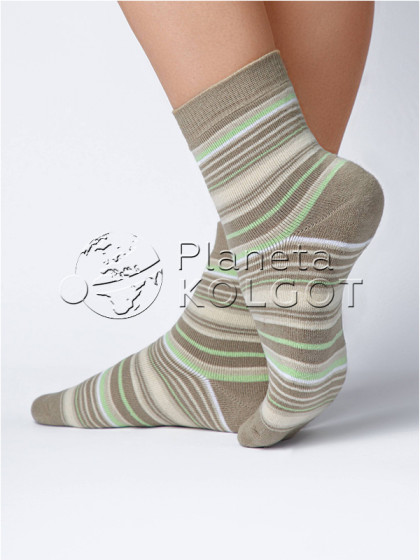 Conte Elegant Comfort 024 женские стильные хлопковые носочки с рисунком