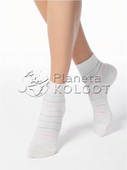 Conte Elegant Classic 15С-15СП 088 классические носочки для женщин с рисунком "в полоску"