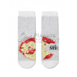 Conte Elegant Happy 17С-21СП 129 женские фантазийные носки из хлопка с принтом "пицца"