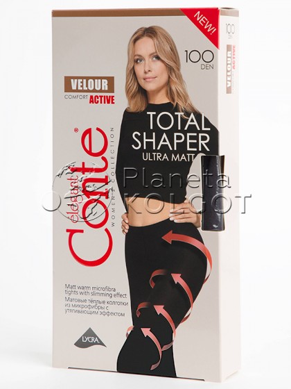 Conte Velour Active 100 Den женские теплые колготки с моделирующим эффектом