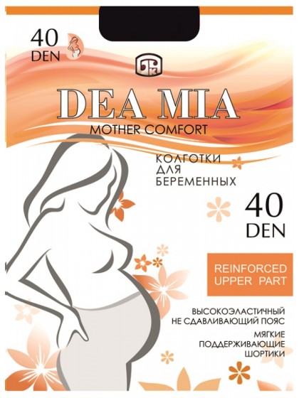 Dea Mia Mother Comfort 40 Den женские колготки для будущих мам с поддерживающими шортиками