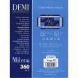Demi Milena 360 Den женские плотные леггинсы (лосины) из высококачественного хлопка с манжетами
