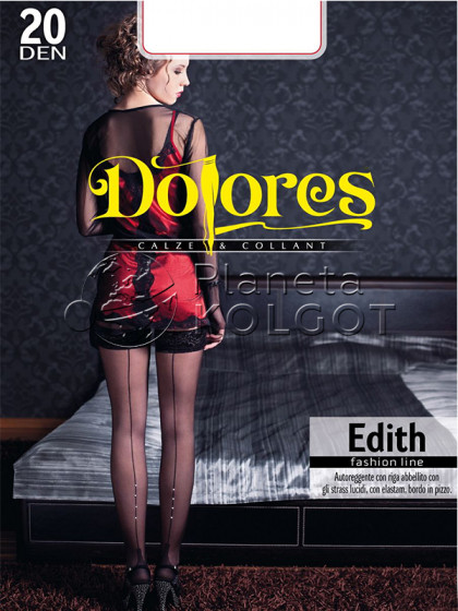 Dolores Edith 20 Den женские тонкие чулки с имитацией шва
