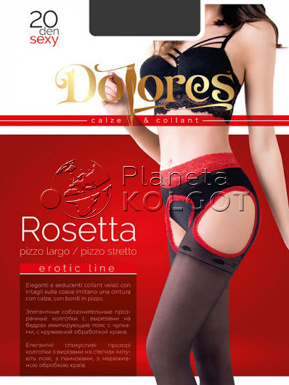 Dolores Rosetta Largo 20 Den Erotic Line женские эротические колготки