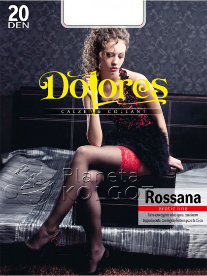 Dolores Rossana 20 Den женские чулки с цветной коронкой