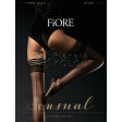 Fiore Femme Fatale 20 Den hold-ups женские тонкие чулки с имитацией шва сзади