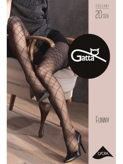 Gatta Funny 04 женские колготки с фантазийным рисунком