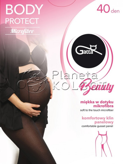 Gatta Body Protect microfibre 40 Den жіночі колготки для вагітних з мікрофібри