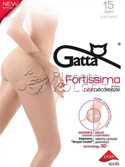 Gatta Fortissima 15 Den тонкі жіночі колготки з шортиками