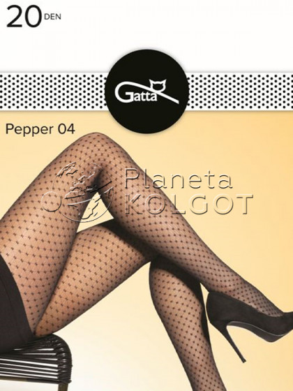 Gatta Pepper 04 collant 20 Den тонкие женские колготки с узором