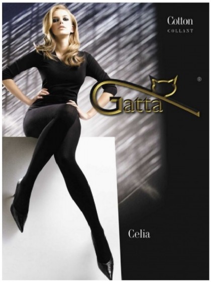 Gatta Celia Cotton 120 Den женские теплые хлопковые колготки