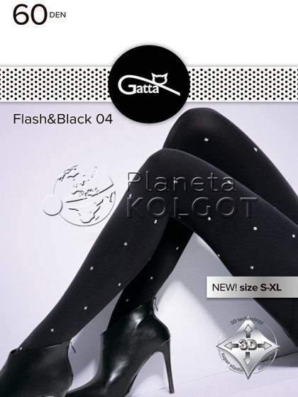 Gatta Flash&Black 04 жіночі колготки з малюнком