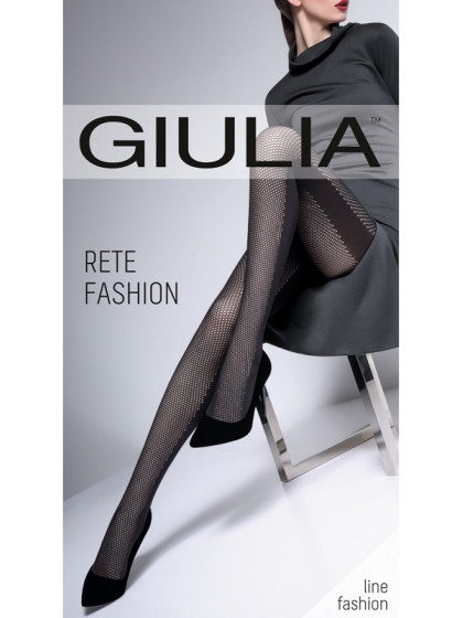 Giulia Rete Fashion 80 Den Model 2 сетчатые колготки из микрофибры