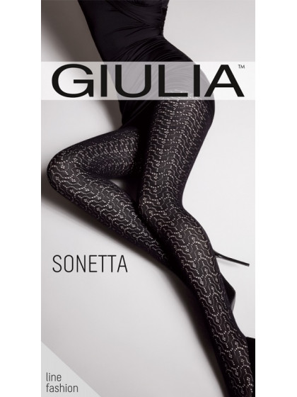 Giulia Sonetta 100 Den Model 8 теплые колготки с рисунком