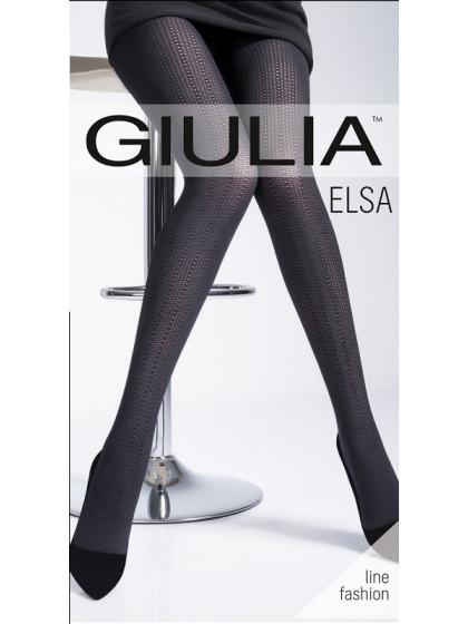 Giulia Elsa 100 Den Model 1 теплые колготки с узором