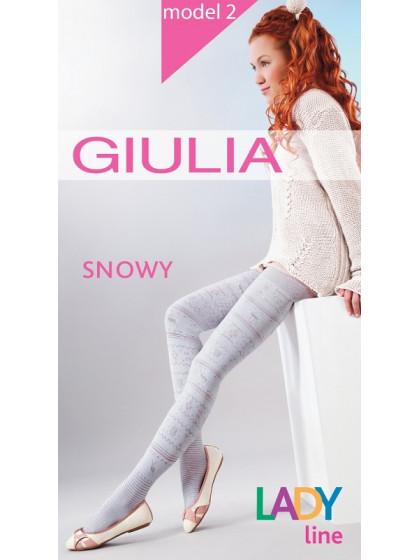 Giulia Snowy 150 Den Model 2 детские теплые колготки из хлопка