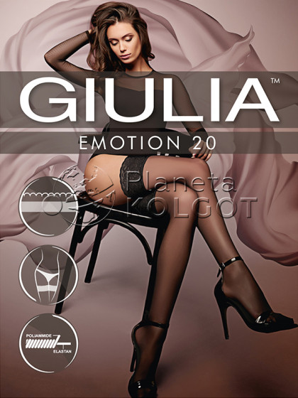 Giulia Emotion 20 Den классические тонкие чулки