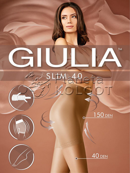 Giulia Slim 40 Den моделирующие колготки средней плотности