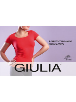 Giulia T-Shirt Scollo Ampio Manica Corta