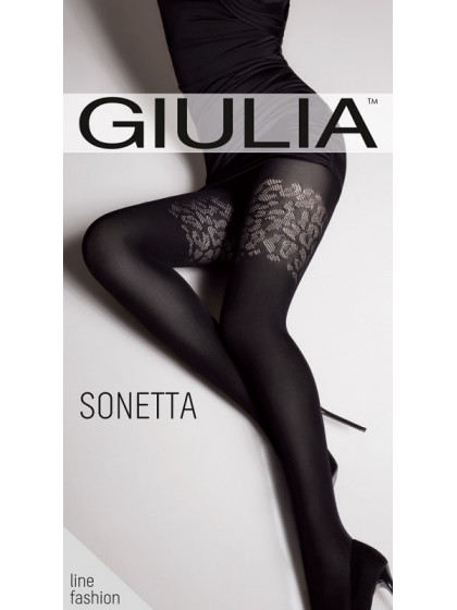 Giulia Sonetta 100 Den Model 11 женские фантазийные колготки с рисунком