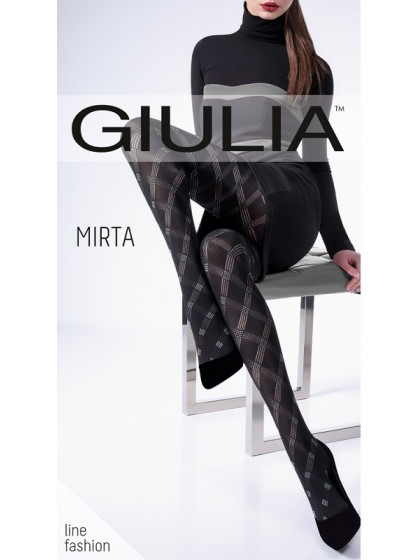 Giulia Mirta 100 Den Model 2 теплые женские колготки с рисунком