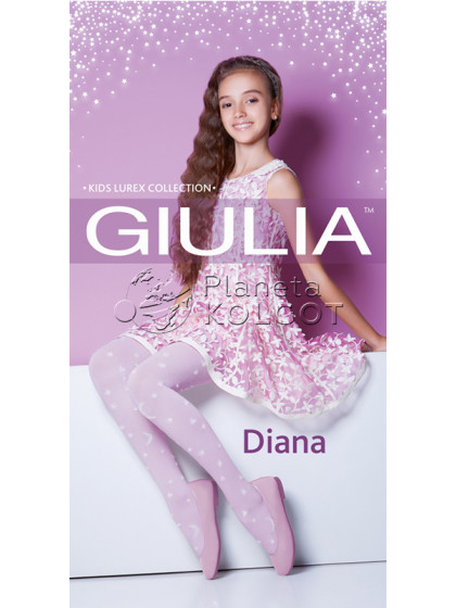 Giulia Diana Model 1 детские колготки из хлопка с узором