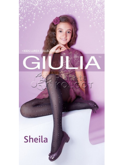 Giulia Sheila 40 Den Model 3 детские капроновые колготки для девочек с узором "в точку"