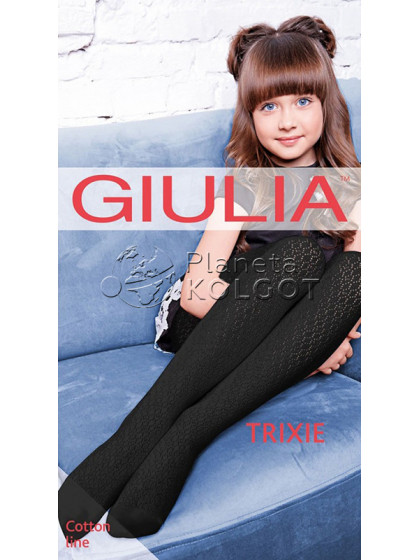 Giulia Trixie 150 Den Model 2 теплые колготки для детей с узором