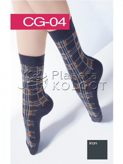 Giulia CG-04 высокие хлопковые носки