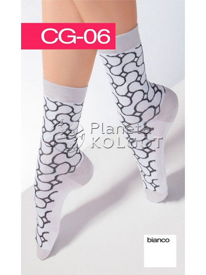 Giulia CG-06 хлопковые носки с принтом
