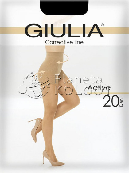 Giulia Active 20 Den женские колготки с корректирующими шортиками