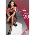 Giulia Alison 20 Den model 7 тонкие женские колготки в горошек украшенные люрексом