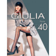 Giulia Flame 40 Den Model 2 жіночі фантазійні колготки з принтом, що імітує тату.