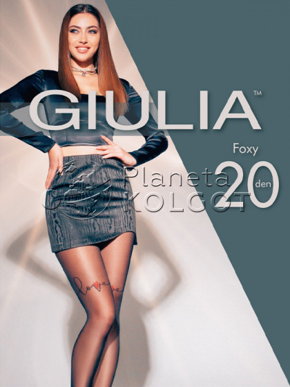 Giulia Foxy 20 Den Model 1 жіночі фантазійні колготки з принтом