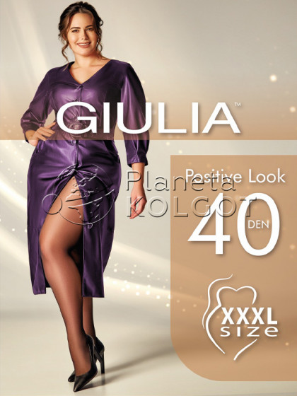 Giulia Positive Look 40 Den жіночі колготки великого розміру