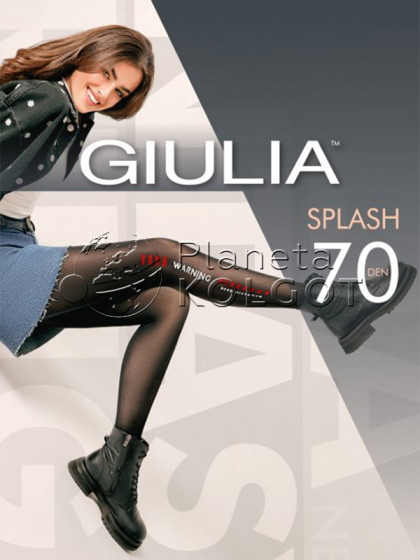 Giulia Splash 70 Den Model 4 женские фантазийные колготки с принтом