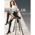 Giulia Trend Up 60 Den Model 1 женские фантазийные колготки с имитацией чулок и принтом