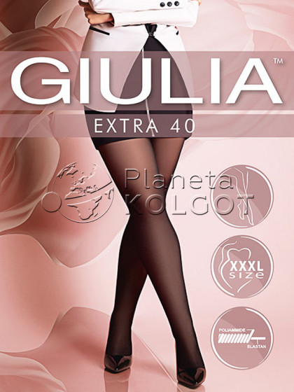 Giulia Extra 40 Den жіночі колготки великого розміру