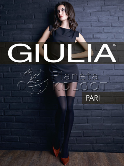 Giulia Pari 60 Den Model 16 женские колготки с имитацией чулок