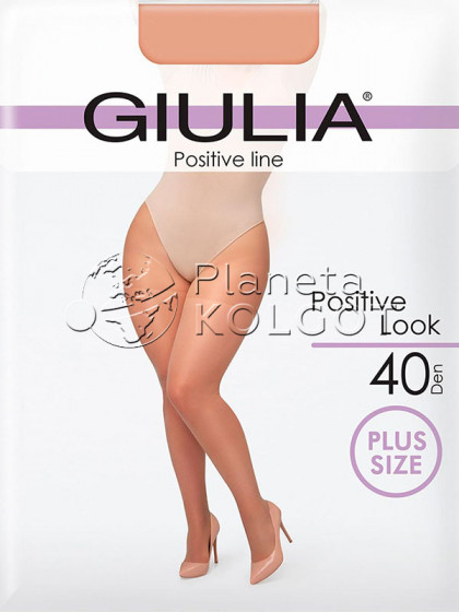 Giulia Positive Look 40 Den женские колготки большого размера
